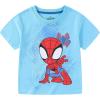 imageMarvel Spidey ampamp His Amazing Friends Boys 4 Pack TShirt for Toddler and Big KidsBlueGreyWhiteRed