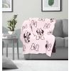 imageMarvel Spidey ampamp His Amazing Friends Ghost Spider Feather Knit Fluffy Throw Blanket  Gwen Stacy Fuzzy Blanket Measures 50 x 60 inch Super Soft Lightweight BeddingLight Pink  Minnie Mouse