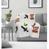 imageMarvel Spidey ampamp His Amazing Friends Ghost Spider Feather Knit Fluffy Throw Blanket  Gwen Stacy Fuzzy Blanket Measures 50 x 60 inch Super Soft Lightweight BeddingGray  Minecraft