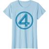 imageMarvel Studios The Fantastic Four First Steps Costume Icon TShirtBaby Blue