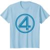 imageMarvel Studios The Fantastic Four First Steps Costume Icon TShirtBaby Blue