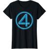 imageMarvel Studios The Fantastic Four First Steps Costume Icon TShirtBlack