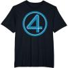 imageMarvel Studios The Fantastic Four First Steps Costume Icon TShirtBlack