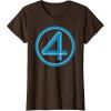 imageMarvel Studios The Fantastic Four First Steps Costume Icon TShirtBrown