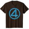 imageMarvel Studios The Fantastic Four First Steps Costume Icon TShirtBrown