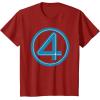 imageMarvel Studios The Fantastic Four First Steps Costume Icon TShirtCranberry Red