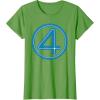 imageMarvel Studios The Fantastic Four First Steps Costume Icon TShirtGrass Green