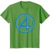 imageMarvel Studios The Fantastic Four First Steps Costume Icon TShirtGrass Green