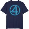 imageMarvel Studios The Fantastic Four First Steps Costume Icon TShirtNavy Blue