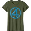 imageMarvel Studios The Fantastic Four First Steps Costume Icon TShirtOlive Green