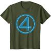 imageMarvel Studios The Fantastic Four First Steps Costume Icon TShirtOlive Green