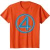imageMarvel Studios The Fantastic Four First Steps Costume Icon TShirtOrange