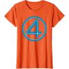 imageMarvel Studios The Fantastic Four First Steps Costume Icon TShirtOrange