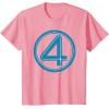 imageMarvel Studios The Fantastic Four First Steps Costume Icon TShirtPink