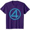imageMarvel Studios The Fantastic Four First Steps Costume Icon TShirtPurple