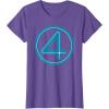 imageMarvel Studios The Fantastic Four First Steps Costume Icon TShirtPurple Heather