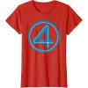 imageMarvel Studios The Fantastic Four First Steps Costume Icon TShirtRed