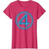 imageMarvel Studios The Fantastic Four First Steps Costume Icon TShirtRed Heather