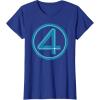 imageMarvel Studios The Fantastic Four First Steps Costume Icon TShirtRoyal Blue