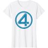 imageMarvel Studios The Fantastic Four First Steps Costume Icon TShirtWhite