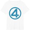 imageMarvel Studios The Fantastic Four First Steps Costume Icon TShirtWhite