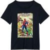 imageMarvel The Amazing SpiderMan Comic TShirt TShirtBlack