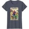 imageMarvel The Amazing SpiderMan Comic TShirt TShirtHeather Blue
