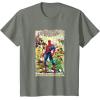 imageMarvel The Amazing SpiderMan Comic TShirt TShirtOlive Heather