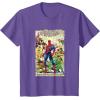 imageMarvel The Amazing SpiderMan Comic TShirt TShirtPurple Heather