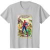 imageMarvel The Amazing SpiderMan Comic TShirt TShirtSilver Grey