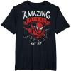 imageMarvel The Amazing SpiderMan Grunge Graphic TShirt TShirtBlack