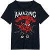imageMarvel The Amazing SpiderMan Grunge Graphic TShirt TShirtBlack