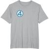 imageMarvel The Fantastic Four First Steps Super Hero Costume TShirtHeather Grey