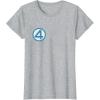imageMarvel The Fantastic Four First Steps Super Hero Costume TShirtHeather Grey