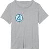 imageMarvel The Fantastic Four First Steps Super Hero Costume TShirtHeather Grey