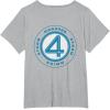 imageMarvel The Fantastic Four First Steps Super Hero Costume TShirtHeather Grey
