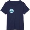 imageMarvel The Fantastic Four First Steps Super Hero Costume TShirtNavy Blue