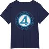 imageMarvel The Fantastic Four First Steps Super Hero Costume TShirtNavy Blue