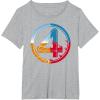 imageMarvel The Fantastic Four First Steps SuperPowered 4 Logo TShirtHeather Grey