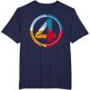 imageMarvel The Fantastic Four First Steps SuperPowered 4 Logo TShirtNavy Blue