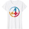 imageMarvel The Fantastic Four First Steps SuperPowered 4 Logo TShirtWhite