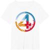 imageMarvel The Fantastic Four First Steps SuperPowered 4 Logo TShirtWhite