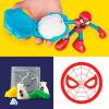 imagePlayDoh Marvel SpiderMan Launch ampamp Slice Battle Playset with 2 Bendy Action Figures and 7 Accessories Imagination Toys for Boys ampamp Girls 4 Years ampamp Up