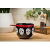 imageSilver Buffalo Marvel SpiderMan Japanese Manga Comic Panels Ceramic Ramen Noodle Rice Bowl with Chopsticks Microwave Safe 20 OuncesFriday the 13th
