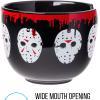 imageSilver Buffalo Marvel SpiderMan Japanese Manga Comic Panels Ceramic Ramen Noodle Rice Bowl with Chopsticks Microwave Safe 20 OuncesFriday the 13th