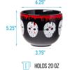 imageSilver Buffalo Marvel SpiderMan Japanese Manga Comic Panels Ceramic Ramen Noodle Rice Bowl with Chopsticks Microwave Safe 20 OuncesFriday the 13th