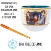 imageSilver Buffalo Marvel SpiderMan Japanese Manga Comic Panels Ceramic Ramen Noodle Rice Bowl with Chopsticks Microwave Safe 20 OuncesHarry Potter Anime