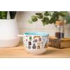 imageSilver Buffalo Marvel SpiderMan Japanese Manga Comic Panels Ceramic Ramen Noodle Rice Bowl with Chopsticks Microwave Safe 20 OuncesHarry Potter Hogwarts Icons