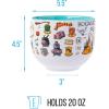 imageSilver Buffalo Marvel SpiderMan Japanese Manga Comic Panels Ceramic Ramen Noodle Rice Bowl with Chopsticks Microwave Safe 20 OuncesHarry Potter Hogwarts Icons