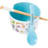 imageSilver Buffalo Marvel SpiderMan Japanese Manga Comic Panels Ceramic Ramen Noodle Rice Bowl with Chopsticks Microwave Safe 20 OuncesHarry Potter Iconic Icons Spoon